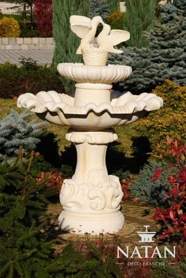 Produktbild von Springbrunnen Garten Teich Brunnen Steinbrunnen Gartenbrunnen Fontaine Teich ##