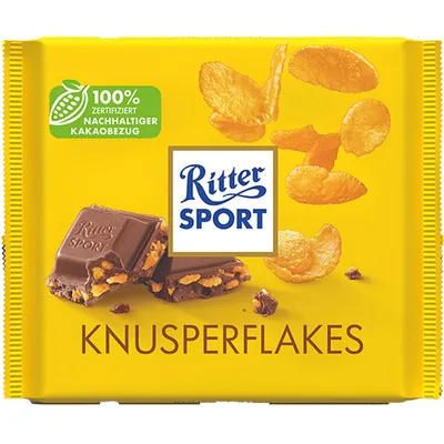 Immagine prodotto di Ritter SPORT 4020 Ritter SPORT KNUSPERFLAKES Schokolade 100,0 g