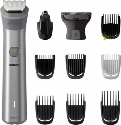 Zdjęcie produktu dla Urządzenie wielofunkcyjne 11 w 1 PHILIPS Multigroom Series 5000 MG5930/15, akumulator, autonomia 120 min, Gri antracit