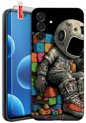 Productafbeelding van Beschermhoezen voor de Samsung A37 5G – Designs | Mat siliconen hoesje + 9H-glas