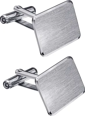 Produktbild von Silber Manschettenknöpfe Herren 925 Silber für ein perfektes luxeriöses Business-Outfit