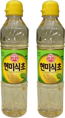 Produktbild von [ 2x 500ml ] OTTOGI Brauner Reisessig (aus braunem Reis, für Sushi ) / Brown Rice Vinegar