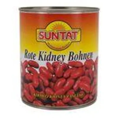 Suntat Rote Kidney Bohnen, 800 g – Vorkochte Bohnen für Chili, Salate und Eintöpfe