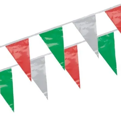 Produktbild von Papstar Wimpelkette, Folie 4 m "Happy Birthday" wetterfest, 10 Stück