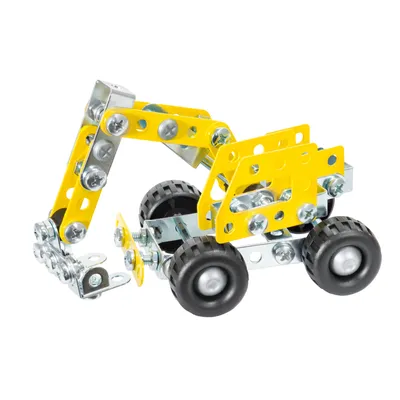 Produktbild von eitech Metallbaukasten Bagger mini - gelb