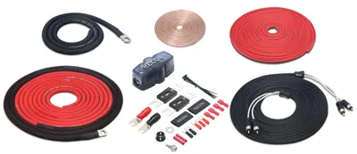 4 AWG OFC Verstärkerkabel-Set, 5,18 m, 100A