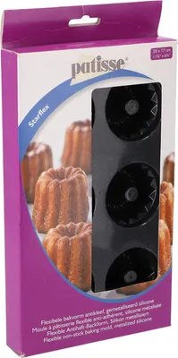Zdjęcie produktu dla Patisse silikonowa forma na 6 mini babek 29x17cm Starflex P19191
