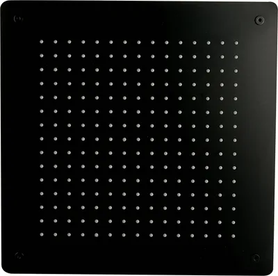 Produktbild von XXL-Regendusche Edelstahl-Deckenbrause DPG5005 superflach in Schwarz - 50 x 50 cm - Deckeneinbau