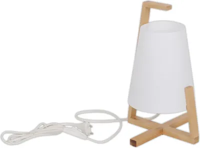 Produktbild von Tischleuchte, Bambus, Weiß, H 32 cm