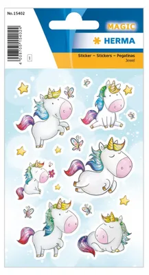 Produktbild von HERMA Sticker MAGIC Einhorn Sternenstaub Jewel