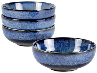 Zdjęcie produktu dla Zestaw porcelanowej zastawy stołowej, 4 szt., zielony, styl retro