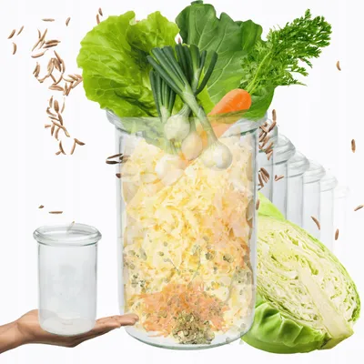 Produktbild von WECK Einmachgläser Glas 1050 ml 6 Stück Vorratsgläser