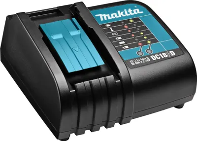 Obrázok produktu pre Makita DC18SD, Nabíjačka batérií, Makita, Modrá, Čierna, 265 h, AC, Lithium-ion (Li-ion)
