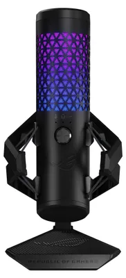 Produktbild von ASUS ROG Carnyx BLK, Tischmikrofon, -37 dB, 20 - 20000 Hz, 24 Bit, 192 kHz, 120 dB