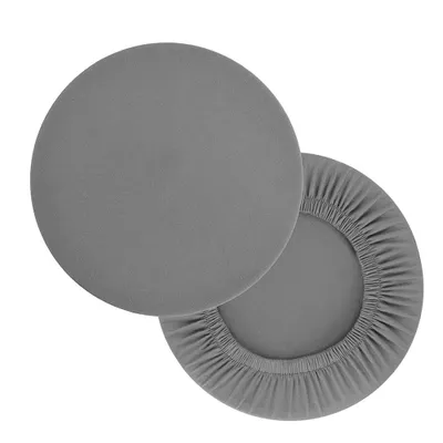 Produktbild von Stuhlbezug Rund 2 Stück, Elastisch Weich Polyester, Für Hocker 30–45 cm Durchmesser, Büro Besprechungsraum Wohnzimmer