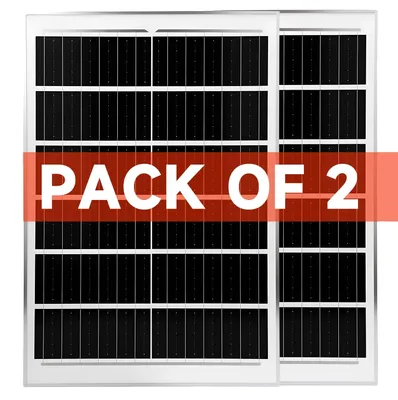 Obrázok produktu pre Solárny panel, vysoká účinnosť, konštrukcia odolná voči poveternostným vplyvom, 2 ks