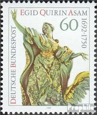 Produktbild von Briefmarken BRD (BR.Deutschland) 1992 Mi 1624 (kompl.Ausgabe) postfrisch 300.Geburtstag von Asam