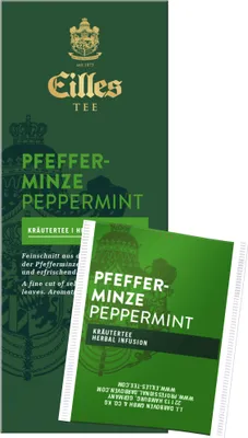 Produktbild von EILLES TEE Teebeutel PFEFFERMINZE, Sparpack mit 2x25er Box