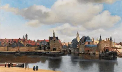 Zdjęcie produktu dla Puzzelman Puzzle Widok na Delft Johannes Vermeer 1000 elementów Puzzle