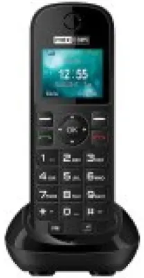 Zdjęcie produktu dla MaxCom MM35D, Telefon w systemie DECT, Zestaw słuchawkowy bezprzewodowy, Głośnik, 500 wejścia, Czarny