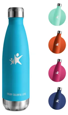 Productafbeelding van Thermosfles 500 ml, drinkfles, BPA-vrij, lekvrij, dubbelwandige thermosfles