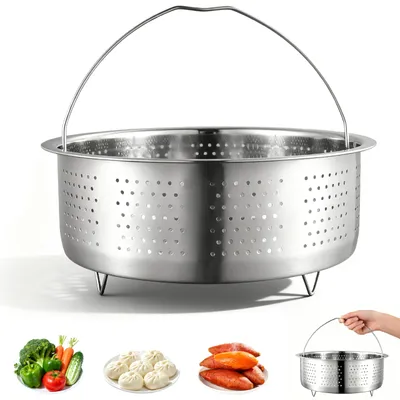 Productafbeelding van Stoompan - Stoominzet - 20 cm - Roestvrij staal 304 - Stoommand