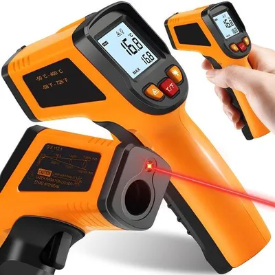 Produktbild von Infraroodthermometer mit LCD Display, Temperaturmessbereich 50°C bis 380°C