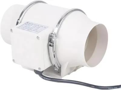 Produktbild von Rohrventilator, Hohe Luftmenge, Vollkupfermotor, WEISS