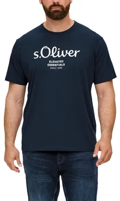 Immagine prodotto di T-shirt in cotone s.Oliver con stampa del logo