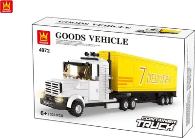 Produktbild von WANGE Goods Vehicle, Bausatz, 6 Jahr(e), ABS, 333 Stück(e)