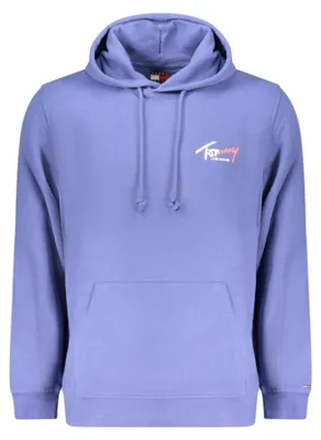 Produktbild von Blaues Herren-Hoodie ohne Reißverschluss – Lässiger Style mit Tasche