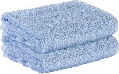 Obrázek produktu pro StickandShine, sada 2 ks prémiových froté ručníků pro hosty, 30 x 50 cm, světle modrá barva, gramáž 500 g/m², 100 % bavlna