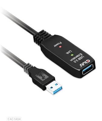 Obrázok produktu pre CLUB3D CAC-1404, 5 m, USB A, USB A, USB 3.2 Gen 1 (3.1 Gen 1), 5 Gbit/s, Čierna