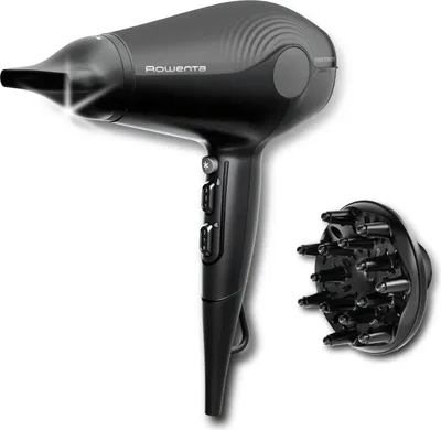 Produktbild von Rowenta Ultra Silence CV6430 Haartrockner Schwarz 1800W Ionic 2 Geschwindigkeiten 3 Temperaturen