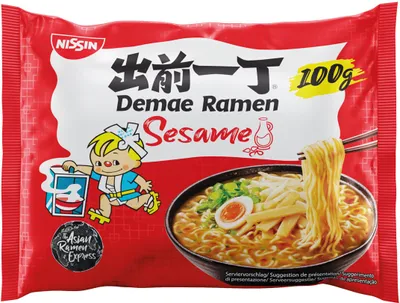 Produktbild von Nissin Demae Ramen sezamová príchuť ázijská instantná polievka s rezancami 100g