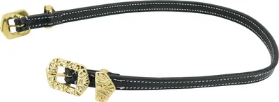 Produktbild von Kieffer Kehlriemen Isabella, Farbe:schwarz/messing-, Größe:Warmblut