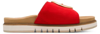Produktbild von Tamaris Comfort Damen Pantolette mit runder Schnalle und Plateausohle 8-87106-42, Größe:38 EU, Farbe:Rot