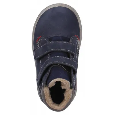 Produktbild von Ricosta Alex 2700203180 Kinder Jungen Boots, Leder, Wasserdicht, Blau, - Kinderschuhe Gefütterte Kinderstiefel Gr. 18 - 42, Blau, leder (barbados)