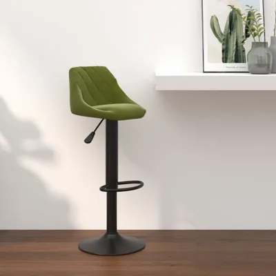 Produktbild von Möbel Barhocker Hellgrün Samt  - Barhocker 335340