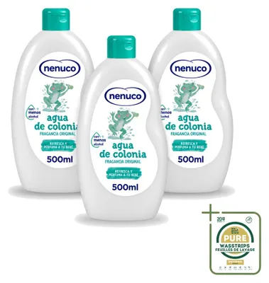Obrázok produktu pre 3 kusy toaletnej vody Nenuco Agua de Colonia – 500 ml – balenie
