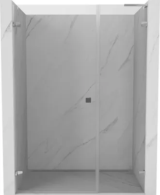 Obrázok produktu pre Mexen Lunar-B L Sprchový kút otočné dvere ľavé 135 cm, priehľadný, chróm - 832SL-135-050-01-00-L