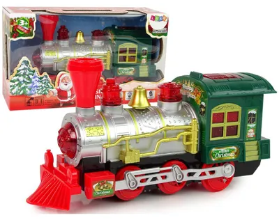 Immagine prodotto di Luci di Natale Locomotiva sonora Batteria verde