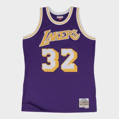 Produktbild von Mitchell & Ness HWC Swingman Jersey Los Angeles Lakers Road 1984-85 Magic Johnson purple S