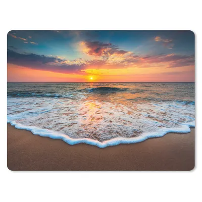 Produktbild von MuchoWow® Mauspad Mousepad Strand - Meer - Sonnenuntergang 40x30 cm - Mousepads - Maus Mat - Pad - Mausunterlage - Anti Rutsch