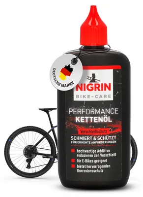 Produktbild von NIGRIN BIKE-CARE E-Bike- und Fahrrad-Kettenöl - 100ml