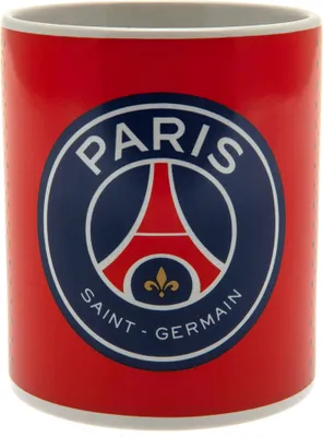 Image de Paris Saint Germain FC - Tasse à café, avec dégradé de couleurs TA8617 (taille unique) (Rouge/Bleu/Blanc)