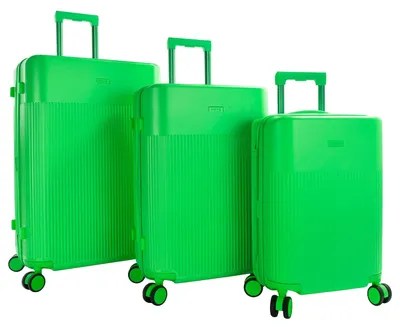 Produktbild von HEYS Trolley HiLite 3pc Set Island Green neongrün 74cm