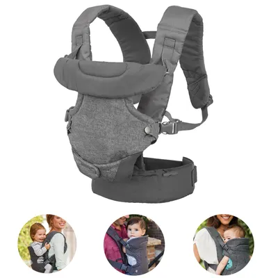 Produktbild von MODFU Kindertrage Bauchtrage Rückentrage Babytrage Neugeborene bis Kleinkinder Ergonomische,gemütliche und leichte Babytrage für 3,6-14,5 kg Grau