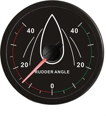 Image de VETUS RUDDB40 noir Indicateur de position du gouvernail 12/24V Ø 110mm