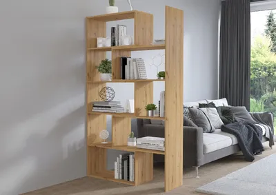 Produktbild von Bücherregal KAROL 2 Standregal Regal Eiche Artisan